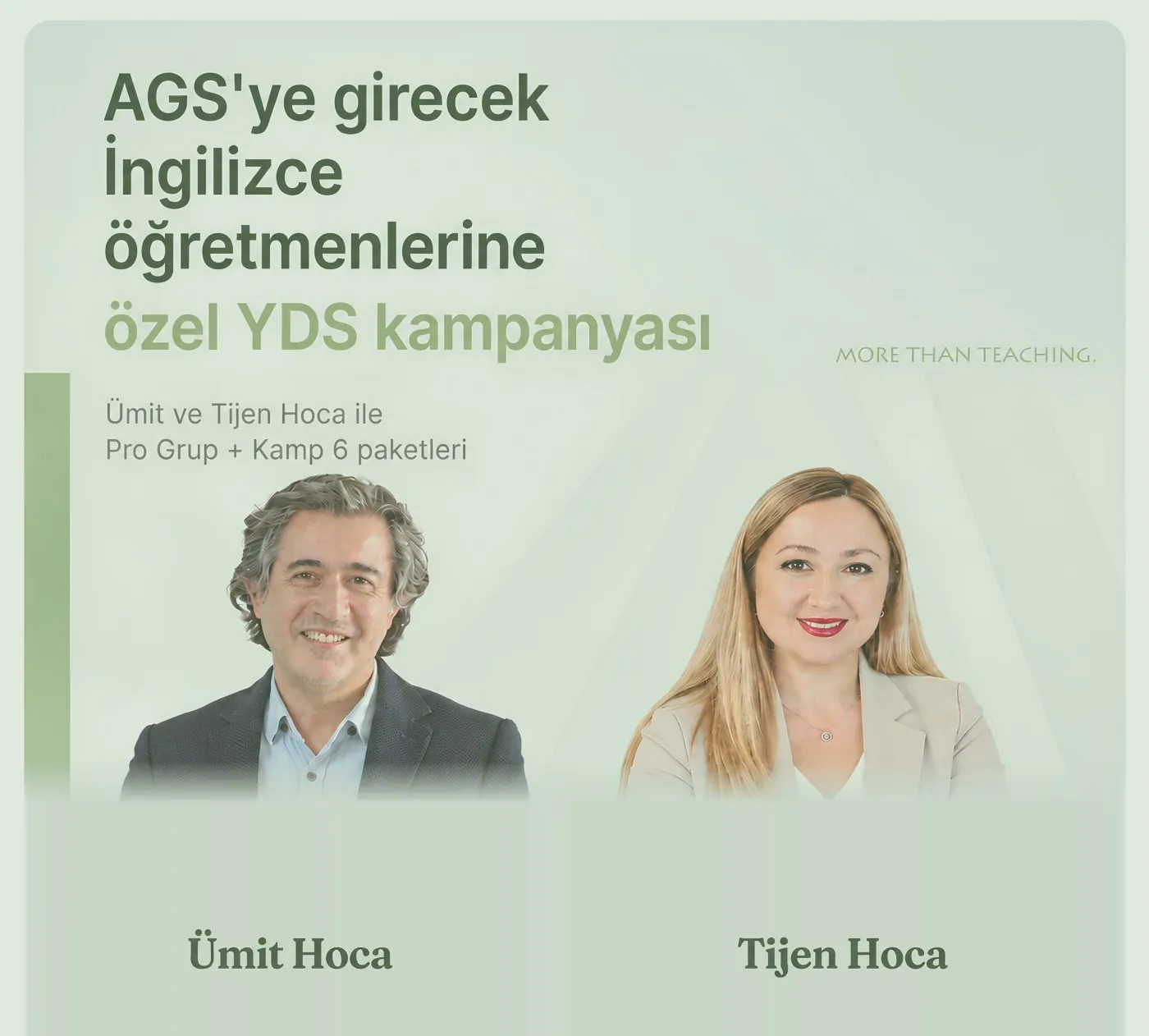 AGS kampanyası: Tijen Hoca ve Ümit Hoca