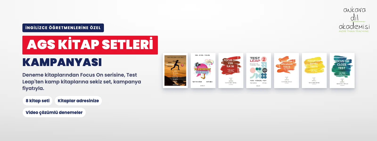 AGS Kitap Setleri Kampanyası – İngilizce öğretmenlerine özel